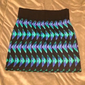 Forever 21 Patterned pencil skirt
